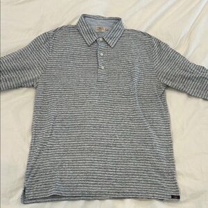 Faherty Long Sleeve Collared Tee